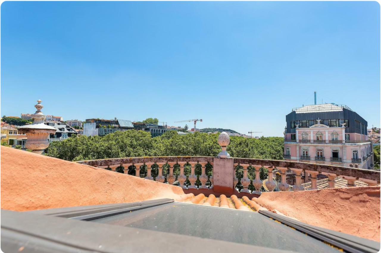 Charming Central Sunny Penthouse Lisabona Exterior foto